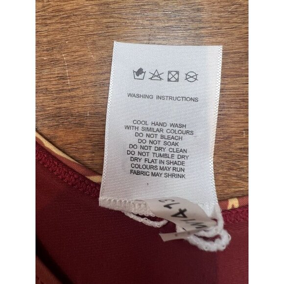 Charlie Holiday Valerie Bikini Bottom Medium Brown Isle Of Palms Tropical Beach - Picture 7 of 7